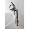 Aqua Vintage CCK8405DX Freestanding Tub Faucet with Supply Line, Stop Valve, Oil Rubbed Bronze CCK8405DX - alternate 3